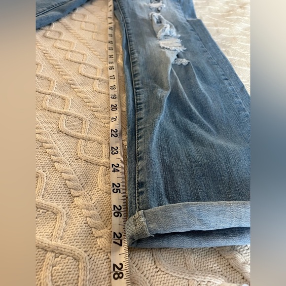 Resfeber Los Angeles Designer Medium Wash, Distressed Jeans Women’s Size 6 - Picture 12 of 16